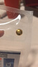 領(lǐng)豐金黃金豆豆AU9999足金實(shí)心真金豆子收藏節日禮物送女友送朋友小金豆 金豆5g/顆 曬單實(shí)拍圖