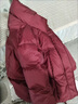 啄木鳥(niǎo)安哥拉紅羽絨服女短款2025新款小個(gè)子白鴨絨立領(lǐng)面包服冬季外套 安哥拉紅 M 建議80-110斤 曬單實(shí)拍圖