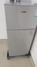 志高電冰箱雙門家用節(jié)能冰箱出租屋冷藏冷凍環(huán)保迷你冰箱辦公室公寓租房宿舍低噪電冰箱 S192銀色一級能效【萬人推薦】 曬單實拍圖