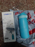 虎牌（TIGER）輕量便攜不銹鋼卡通保溫水杯MCT-A035-AT藍(lán)色350ML 曬單實(shí)拍圖