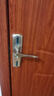 虎頓（HOTUN）木門鎖臥室門鎖室內(nèi)門鎖可調(diào)節(jié)尺寸通用門鎖免改孔門鎖KTS02-M125 曬單實(shí)拍圖