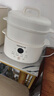 九陽（Joyoung）電燉盅 電燉鍋 隔水燉煮 家用煮粥煲湯鍋燕窩燉盅4.5L白瓷內(nèi)膽燉湯鍋上蒸下燉DG25G-GD188 曬單實拍圖