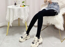 Let's slim絲襪女士連褲襪韓國美腿塑形防勾絲壓力打底褲長(cháng)筒襪打底襪隱形襪 300M黑色連腳 (商家全國倉) 1雙 均碼 曬單實(shí)拍圖