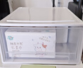 抽屜式收納箱塑料透明衣柜收納盒衣物儲物柜子衣服收納神器整理箱 31*25*14cm 【10L】 白色透明/一個(gè)裝 曬單實(shí)拍圖