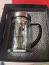 希諾雙層玻璃杯男士高檔泡茶杯子七夕情人節教師節禮物XN-9321 435mL 曬單實(shí)拍圖