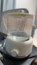 SUBOAER蘇泊養(yǎng)生壺迷你燒水壺600ml辦公室小型一人用煮茶器燉煮一體煮茶壺花茶壺恒溫壺七夕節(jié)禮物送女友 0.6L 奶油白【旋鈕款】 單壺 曬單實(shí)拍圖