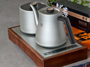 小界純鈦燒水壺全自動(dòng)底部雙上水燒水壺泡茶專(zhuān)用電熱水壺智能保溫煮茶器茶臺一體嵌入式電茶爐 1L 純鈦燒水壺+消毒鍋+木框 曬單實(shí)拍圖