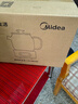 美的（Midea）花漾0膠水全玻璃全自動養(yǎng)生壺 多功能煮茶壺 母嬰燒水壺恒溫電熱水壺煮茶器花茶壺1.2L YS12B102 曬單實拍圖