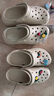 卡駱馳crocs檀健次同款經(jīng)典泡芙洞洞鞋百舒適男沙灘鞋女鞋休閑鞋|207521 骨白色-2Y2(含智必星) 36 (220mm) 37 曬單實拍圖