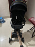 semmook遛娃神器嬰兒推車(chē)0-6歲用折疊可坐可躺帶減震雙向高景觀(guān)溜娃車(chē) 尊貴黑布蓬【雙餐盤(pán)】 曬單實(shí)拍圖