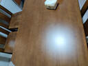 梓畫(huà)餐桌 金絲胡桃木餐桌椅組合可伸縮圓形轉盤(pán)中式家用吃飯桌子302# 1.2m一桌6椅 金絲胡桃木 曬單實(shí)拍圖