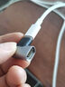 JPLAYER Type-C USB快充數據線(xiàn)3A 手機充電線(xiàn)編織100W PD27w適用于華為/小米/vivo/三星/OPPO 白色2米 曬單實(shí)拍圖
