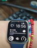 Apple/蘋果 Watch Series 10 智能手表GPS款42毫米銀色鋁金屬表殼丹寧色運(yùn)動(dòng)型表帶S/M MX1J3CH/B 曬單實(shí)拍圖