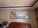 家和萬(wàn)事興十字繡成品帶框掛畫(huà)客廳裝飾畫(huà)牡丹花沙發(fā)背景墻壁畫(huà)新 家和事興-016 210*88c·m已裝裱實(shí)木框 曬單實(shí)拍圖