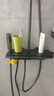 九牧（JOMOO）花灑套裝槍灰智能恒溫精銅琴鍵增壓頂噴淋浴器26187-695/HBS-1 曬單實(shí)拍圖