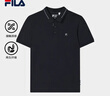 FILA 斐樂(lè )官方男子針織短袖POLO衫夏季新款時(shí)尚休閑基礎上衣 傳奇藍-NV 2XL 185/104A 曬單實(shí)拍圖
