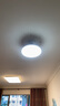 美的（Midea）風扇燈餐廳吊扇燈led臥室燈隱形扇葉遙控三防燈具熟睡風包安裝 曬單實拍圖