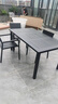 藤朝家具（Teng chao jia ju）鋁合金戶(hù)外桌椅套裝庭院桌椅組合防銹室外院子露天臺休閑桌椅 加厚款：6椅+160CM拼花桌 全鋁合金材質(zhì) 曬單實(shí)拍圖