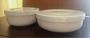 品聚德（PURJADE）骨瓷帶蓋碗蒸蛋碗家用隔水燉雙皮奶布丁碗純色陶瓷寶寶輔食碗燉盅 5英寸 曬單實拍圖