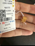 周六福（ZLF）  黃金耳環(huán)女款5G足金甜美小清新雪花耳墜耳釘 計(jì)價(jià) 1.48g 曬單實(shí)拍圖