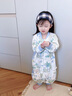 威爾貝魯（WELLBER）嬰幼兒睡袋1-3歲蠶絲分腿睡衣春秋雙層兒童寶寶防踢被子 海底L 曬單實(shí)拍圖