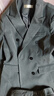 晨芙職業(yè)西裝套裝女大學(xué)生面試正裝商務(wù)經(jīng)理工裝雙排扣西服外套工作服 灰色西裝+小腳褲 XL 建議110-120斤 曬單實(shí)拍圖