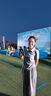香影運(yùn)動(dòng)風(fēng)休閑套裝女2025夏季新款灰色polo衫短袖闊腿衛(wèi)褲兩件套 淺灰 M 160/84A/95-110斤 曬單實(shí)拍圖