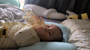舒嬰防脹氣重力球吸管奶瓶嬰兒ppsu大寶寶喝水學(xué)飲杯寬口徑配件 PPSU240ML重力球鴨嘴奶瓶+把手（9月+） 曬單實(shí)拍圖