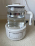 摩飛電器（Morphyrichards）全玻璃養(yǎng)生壺家用燒水壺多段控溫電熱水壺極速風(fēng)冷恒溫壺沖奶泡奶機(jī)MR5602 1.2L 椰奶白 曬單實(shí)拍圖