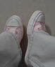 匡威（Converse）1970S新款男女漸變櫻花粉高幫復(fù)古休閑絲帶帆布鞋/A09109C 淺紫色高幫 a09109c 35 (220mm) 曬單實拍圖