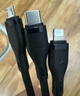 倍思充電線三合一數(shù)據(jù)線快充100W/88W一拖三頭蘋果Type-C安卓iPhone15/16華為mate70小米手機車載 黑 曬單實拍圖