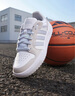 adidas ENTRAP美式校園風(fēng)運(yùn)動板鞋男女少年感復(fù)古籃球鞋阿迪達(dá)斯 白色/淺藍(lán)/灰色   40 曬單實(shí)拍圖