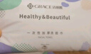 潔麗雅（Grace）居家差旅便攜一次性洗臉巾珍珠紋綿柔毛巾3包 20*20cm 90抽/包 曬單實拍圖