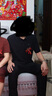 KOLON SPORT/可隆SECO空氣POLO衫 男子戶外吸濕速干防曬UPF50+抗菌T恤上衣 LHPT5AT885-BK 黑色 XL180/100A 曬單實(shí)拍圖