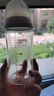 貝親（Pigeon）玻璃奶瓶寬口徑防脹氣240ml M號奶嘴 3月+ AA187  曬單實拍圖
