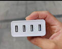 綠聯(lián)多口充電器5V2.4A充電頭四口USB插座頭24W適用蘋果手表iPhone16/15/14華為小米手機手環(huán)電源適配器 曬單實拍圖
