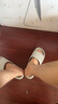 回力拖鞋男女涼拖鞋抑菌防滑浴室內(nèi)外穿軟彈涼拖鞋HL0397淡粉36-37碼 曬單實拍圖
