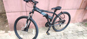 大行（DAHON）折疊山地車26英寸27速鋁合金避震碟剎成人運(yùn)動自行車XAA673M 消光黑 曬單實(shí)拍圖