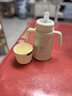 babycare鈦保溫杯保鮮抑菌小月齡寶寶學(xué)飲水杯喝奶喝果汁阿爾法鈦300ml 曬單實(shí)拍圖