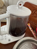 美的（Midea）養(yǎng)生壺 1.5L全自動(dòng)煮茶壺 24h預(yù)約燒水壺 12小時(shí)智能恒溫 11檔控溫電熱水壺 花茶壺煮茶器MK-Y12Q 曬單實(shí)拍圖