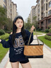 CharisKitty小c&k托特包包女包2025新款單肩水桶包通勤腋下包生日圣誕節禮物 CK女包-棕色【送女友老婆女生禮物走心】 曬單實(shí)拍圖