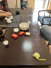 藝銘天下血檀茶桌椅組合實(shí)木新中式辦公室茶臺茶藝桌 單桌：長(cháng)198*寬88*高77cm 曬單實(shí)拍圖