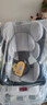 貝蒂樂(lè )（happybe）兒童安全座椅360度旋轉汽車(chē)用嬰兒0-12歲寶寶新生兒車(chē)載躺睡座椅 灰（鋼骨架+雙接口+坐躺睡） isofix硬接口 曬單實(shí)拍圖