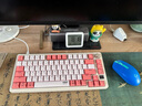 CHERRY櫻桃PIXIU75客制化鍵盤 Gasket 2.4G藍(lán)牙三模無線RGB 熱插拔 游戲鍵盤 兼容WIN/MAC 白色 紅軸  曬單實(shí)拍圖