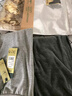 七匹狼（SEPTWOLVES）秋褲男士100%純棉秋冬季薄款抗菌保暖褲男式打底褲全棉襯褲棉毛褲 深灰+黑色【100%純棉抗菌2條】 XL 175 推薦體重130-150斤 曬單實拍圖