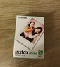 富士（FUJIFILM） 拍立得相機相紙迷你膠片mini SE/12/41/99/liplay/evo/link3/7+/7s/7c/8/9/11/25/90/SP2通用膠卷 白邊20張+抹茶相冊+去 曬單實(shí)拍圖