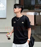 卡帕（Kappa）背靠背運動男士t恤短袖2025新款純棉夏季跑步上衣女款K0D32TD21V 曬單實拍圖