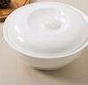 斯凱綈（Sky Top）碗帶蓋湯盆骨瓷大湯碗陶瓷大容量純白家用酒店餐具9英寸品鍋 曬單實拍圖