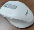宏碁（acer）無(wú)線(xiàn)藍牙雙模鼠標靜音可充電辦公人體工學(xué)辦公靜音女生適用于臺式機筆記本電腦ipad平板 皎月白-無(wú)線(xiàn)藍牙【RBG發(fā)光+靜音按鍵+可充電】 曬單實(shí)拍圖