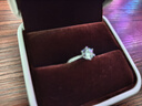 IDC人工培育鉆石18K金鉆戒女結(jié)婚pt950鉑金1克拉戒指 七夕情人節(jié)禮物 PT950鉑金【D/VVS上海IGI證書】 1克拉【重金版】 曬單實拍圖